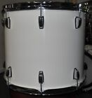 1970 s Ludwig 14 x 16  Tom W original White Wrap
