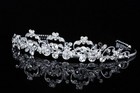 Bridal Floral Crystal Rhinestone Prom Wedding Tiara V692