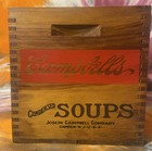 Campbells Soup 125th Anniversary 1994 Wooden Crate Store Advertisement Display