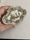 Famile Rose Chinese Export Porcelain Lobed Hexagonal  18th Century Spoon Rest