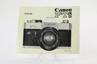 Canon Model Ftb Camera Instruction Manual  g514