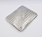 Fine Antique Sterling Silver Card Case   Purse Chester 1919