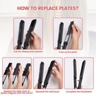 Hair Crimper For Women Ceramic Waver Hair Tool 4-in-1 Flat Crimping Iron Plates
