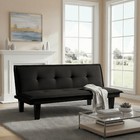 Multi-functional 63 8    Futon Sofa Bed Adjustable Backrest Small Spaces New
