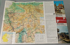Vintage 1960 s Alemania Germany Berlin Map Travel Guide Advertising Brochure