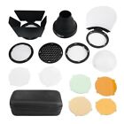 Us Godox Ak-r1 Accessories Color Filter Diffuser Dome Kit With Magnetic For V1