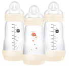Mam Easy Start Anti-colic Baby Bottle - Cream - 9oz 3pk