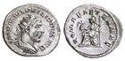 Philip I Romae Aeternae Goddess Roma Xf  Large Double Denarius Roman Empire Coin