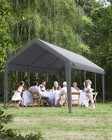 10x20ft Heavy Duty Carport  Portable Garage Shelter  Frame Not Included