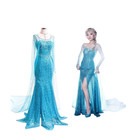 Snow Queen Princess Adult Woman Party Costume Dress W  Necklace Size  2xl New