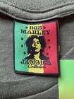 Bob Marley Jamaica Legend Graphic Print Gray Crew Neck T-shirt Men s Xl
