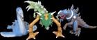  Godzilla Animated Zero Toys Set Of 4 Figures 