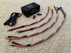 Gens Ace Imars D300 G-tech Channel Ac dc 300w 700w Charger W  4x Custom Leads