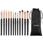 12pcs Professional Soft Cosmetic Eyebrow Shadow Makeup Brush Set  bag Case Gift