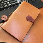 2 12pcs Magnetic Bookmarks  Classic Stitched Leather Bookmark