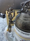 German Military Beer Stein Pewter Lid Lithophane