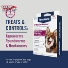 Petarmor 7 Way De-wormer For Dogs  Oral Treatment For Tapeworm  Roundworm   Hook