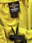 Umbro Premier Men s Yellow Athletic Soccer Shorts Size L Drawstring