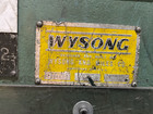 Wysong Shear Model 1048 10 Gauge Steel W  Blades Used