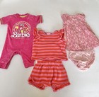 Barbie Cat   Jack Child Of Mine 0-3m 5pc Outfit Set Romper Dress Shorts Floral