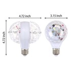 E27 Double-headed Led Ball Stage Rgb Light Bulb Rotating Lamp Party Disco New