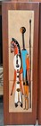 Vintage Mcm Abstract Enamel Warrior Plaques Judith Daner Mid Century Modern 60s