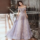 Formal Womens Off Shoulder Maxi Ball Gowns Prom Wedding Cocktail Evening Dress