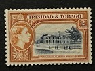 Travelstamps  1953-59 Trinidad   Tobago Stamps Qeii Sc  73 Sg 268  Mogh 2 Cents