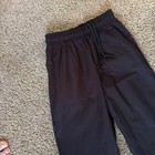 Chef Pants Solid Black Color W pockets    Elastic Waist New Chef Brand Size Med