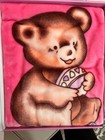 Kiwi Baby Blanket Teddy Bears Collection Child Soft Thick   Warm Pink