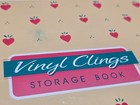 Vintage 90 s Current Vinyl Clings Storage Book 25052-4  b 