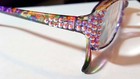 Rose Ab Rainbow Swirls With Fine European Crystals Reading Glasses Free Shipping