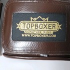 Topboxer Signature Work Boxing Gloves 16oz     Brown Leather     New