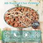 15 Lb Organic Leca Clay Pebbles For Plants  4mm-16mm 100  Natural Leca Balls 