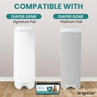 Diaper Pail Refills With 90 Bags Compatible With Genie Easy Roll Signature Di   