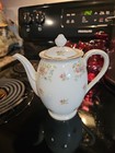 Vintage Germany Us Zone Floral Teapot Bavira  Trimmed In Gold 
