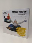 Brace Master Snow Tube - 47 Inch Inflatable Heavy Duty Snow Sled Tube 6mm