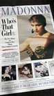 Vintage Original 1987 Madonna Who   s That Girl Uk Tour Subway Poster 40x60