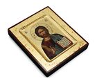 Greek Russian Orthodox Handmade Wooden Icon Blessing Christ 12 5x10cm