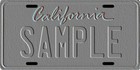 Your Name Your Text Custom California License Plate - Choose From Many Styles