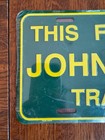 Lot Of 2 - This Farm Uses John Deere Tractors License Plates - New