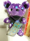 Grateful Dead Bean Bear Collectibles Dark Star Liquid Blue 7  Plush  Purple K2 