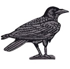 Raven Applique Patch - Embroidered Bird Badge 3   iron On 