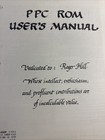 Manual For Ppc Rom Module Of Hewlett Packard Hp 41c Hp-41cv Calculator