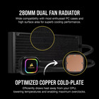 Corsair Icue H115i Rgb Pro Xt Liquid Cpu Cooler 280mm Cw-9060044-ww - New