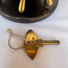 Vintage Chelsea Ship s Bell Brass Yacht Wheel Mantel Clock