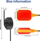 4m 13ft Cable Float Switch Water Level Controller For Tank Pump Sump Pump  Water