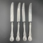 Towle    old Master    Sterling Silver Handle Dinner Knives Set Of 4 No Mono 1942