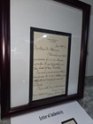 Abner Mckinley 1901 Signed Sympathy Letter Original Framed Sig Auctions Coa