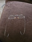 Vintage Round Wire-rim Eyeglasses  Commonly Known As Windsor Or Antique   